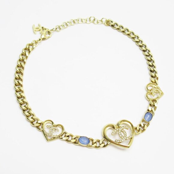CHANEL Gold Coco Mark Necklace - Picture 1 of 5